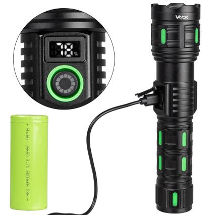 LED ściemniana ładowalna latarka z funkcją powerbanku LED/20W/5V IP44 1200 lm 5000 mAh