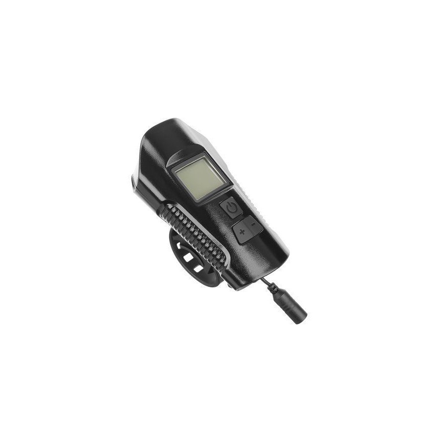 Ładowalna latarka rowerowa LED z licznikiem i dzwonkiem LED/1500 mAh IP65
