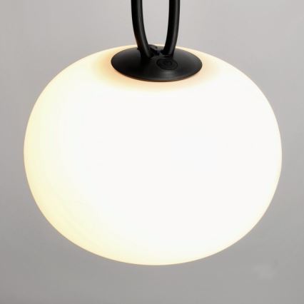 Ładowalna ściemnialna zewnętrzna lampa LED VENEZIA LED/1,5W/5V 2500K IP54 2600 mAh czarna