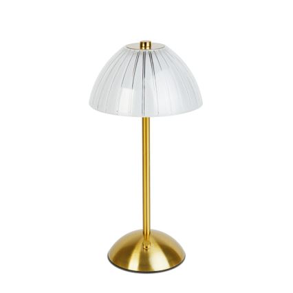 Ściemniana ładowalna lampa biurkowa PARIS LED/2W/5V 2700K/4000K/6500K 800 mAh złota