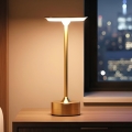 Ładowalna, ściemniana lampka biurkowa LED NEW YORK LED/1,8W/5V 2700K/4000K/6500K 1200 mAh złota