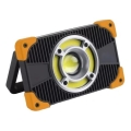 Ładowalny reflektor LED z głośnikiem LED/10W/5V USB 6500K IP44 2000 mAh