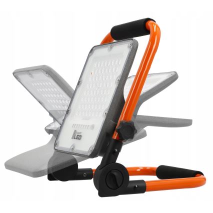 Ładowalny reflektor LED ze statywem LED/50W/3,2V 4500K 10000 mAh IP65 pomarańczowy