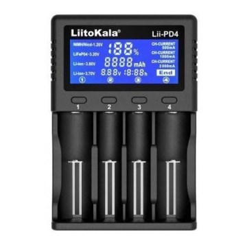 Ładowarka do akumulatorów A/AA/AAA/18650/2070­0/26650/22650