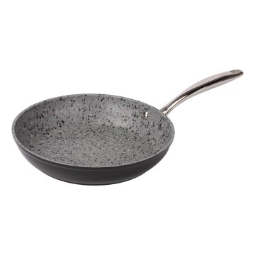Lamart - Patelnia granitowa 26 cm czarny/szary/stal nierdzewna