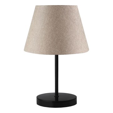 Lampa biurkowa AYD 1xE27/40W/230V beżowa/czarna