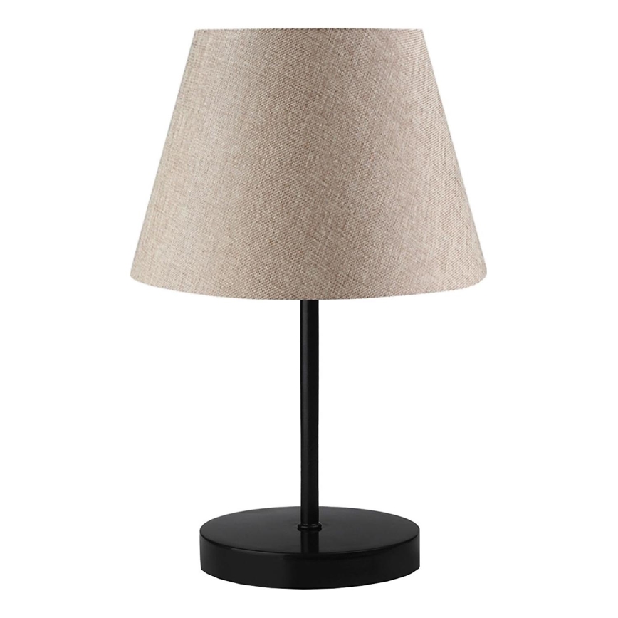 Lampa biurkowa AYD 1xE27/40W/230V beżowa/czarna