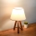 Lampa biurkowa AYD 1xE27/40W/230V brązowa/kremowa