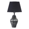 Lampa biurkowa RAMZES 1xE27/40W/230V czarna/srebrna