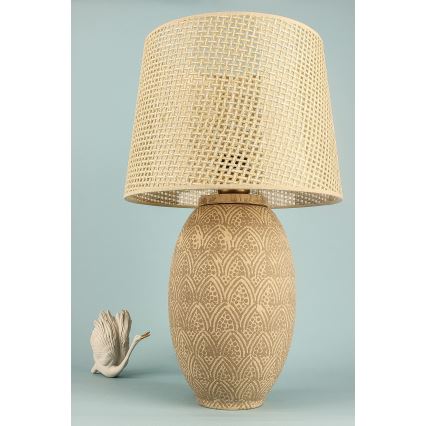 Lampa biurkowa RAMZES 1xE27/40W/230V złota