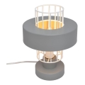 Lampa biurkowa VOLTA 1xE14/15W/230V szara
