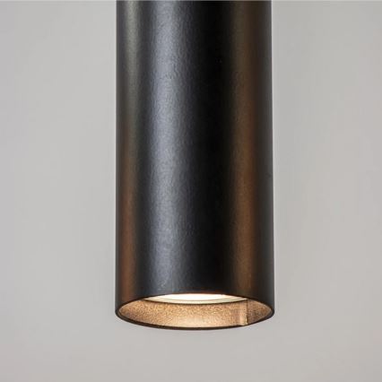 Lampa wisząca na linkach CALYPSO 2xGU10/60W/230V + 3xE27/60W czarno-złota