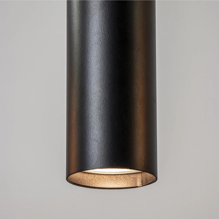 Lampa wisząca na linkach CALYPSO 3xGU10/60W/230V + 5xE27/60W czarno-złota