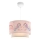 Lampa dziecięca CANDY 1xE27/40W/230V różowa