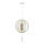 Lampa dziecięca na linkę HOOPS 1xE27/20W/230V ø 27 cm kolorowa