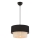 Lampa ECHO 1xE27/60W/230V czarna/kremowa
