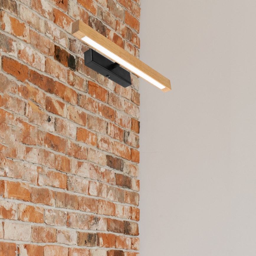 Lampa LED do obrazów VERDE LED/5,5W/230V 3000K 46 cm dąb/czarny