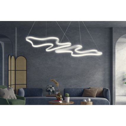 Lampa LED na linkach DUPLE ARTISAN LED/80W/230V 6500K biały