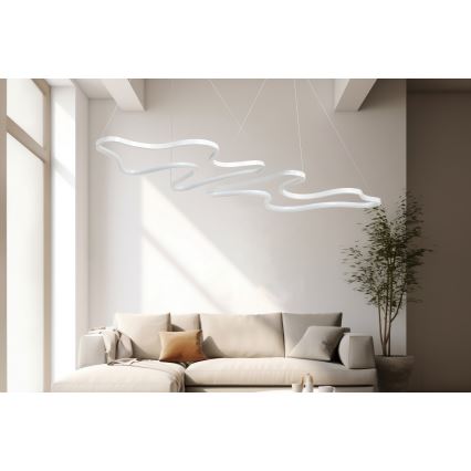 Lampa LED na linkach DUPLE ARTISAN LED/80W/230V 6500K biały