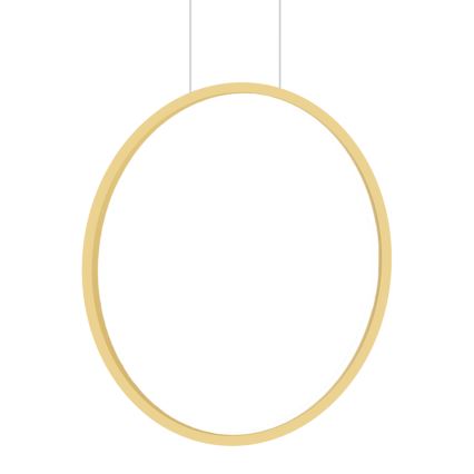 Lampa sufitowa LED na linku SATURNO LED/28W/230V śr. 50 cm IP44 złota
