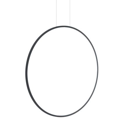Lampa sufitowa LED na linkach SATURNO LED/46W/230V śr. 80 cm IP44 antracyt