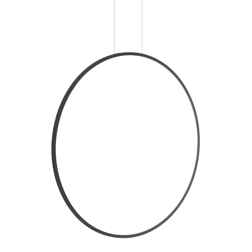 Lampa sufitowa LED na linkach SATURNO LED/46W/230V śr. 80 cm IP44 antracyt