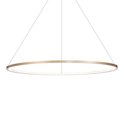 Żyrandol LED na linkę SATURNO LED/57W/230V śr. 100 cm IP44 złoty