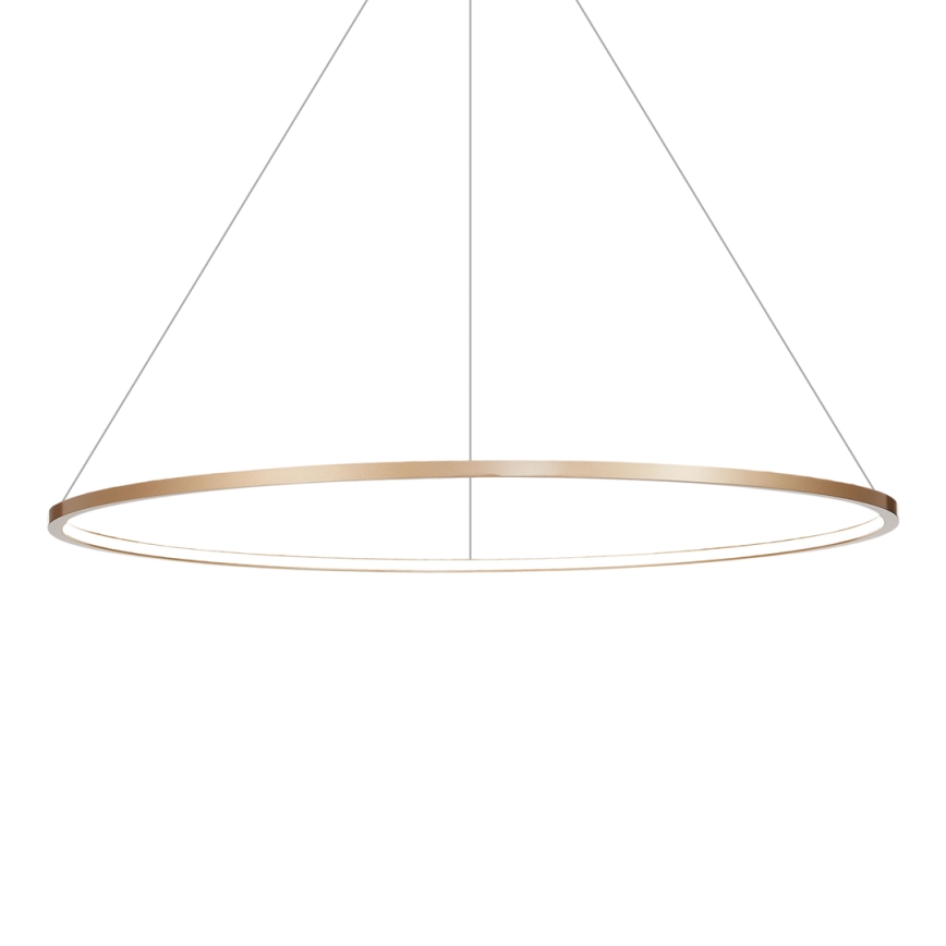 Żyrandol LED na linkę SATURNO LED/57W/230V śr. 100 cm IP44 złoty