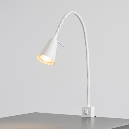 Lampa LED z klipsem 1xGU10/4,7W/230V biała
