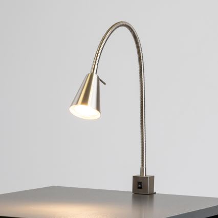 Lampa LED z klipsem 1xGU10/4,7W/230V matowy chrom