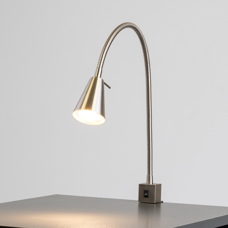 Lampa LED z klipsem 1xGU10/4,7W/230V matowy chrom