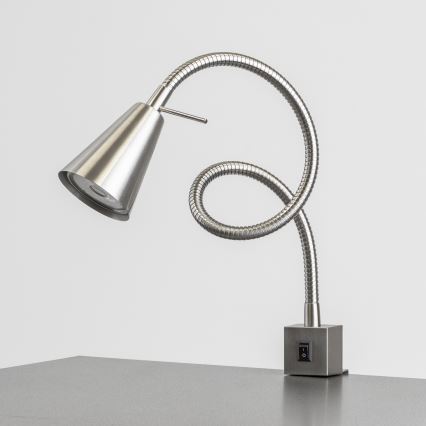 Lampa LED z klipsem 1xGU10/4,7W/230V matowy chrom