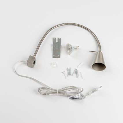 Lampa LED z klipsem 1xGU10/4,7W/230V matowy chrom