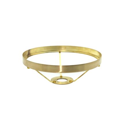 Lampa naftowa ANNA 33 cm jasna przydymiona