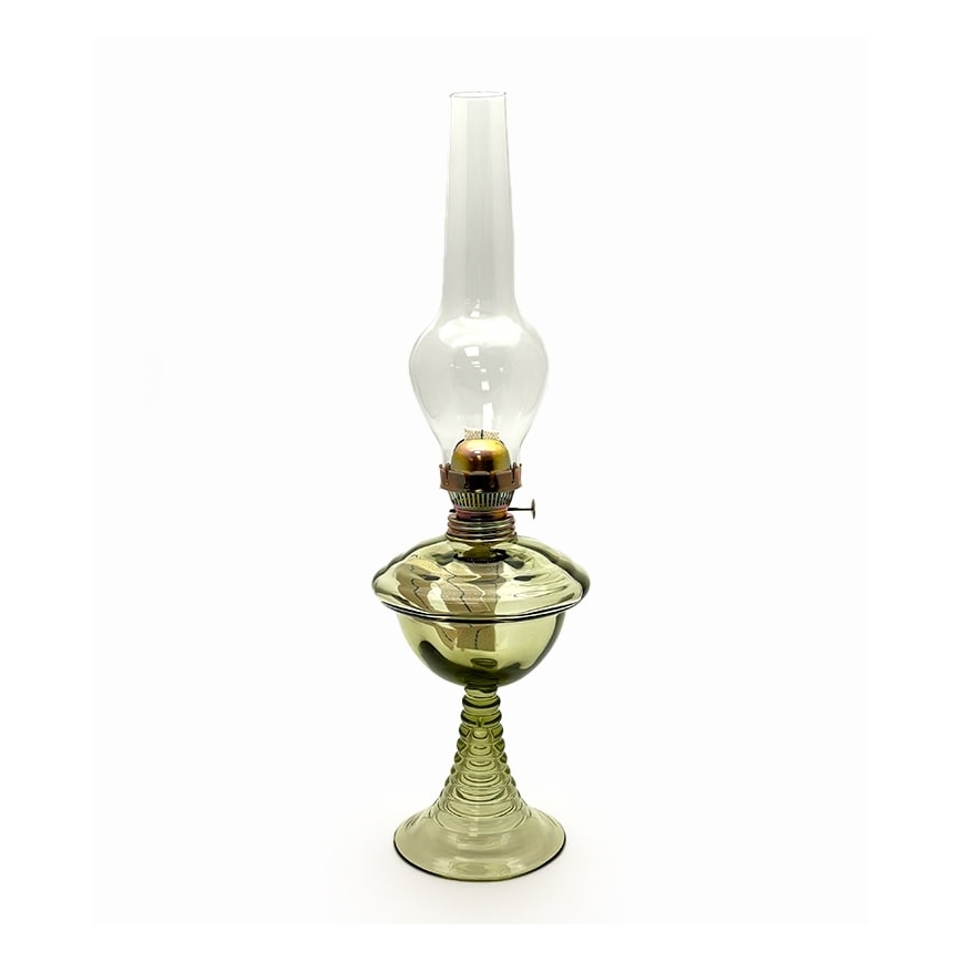 Lampa naftowa JASMÍNA 50 cm zielona
