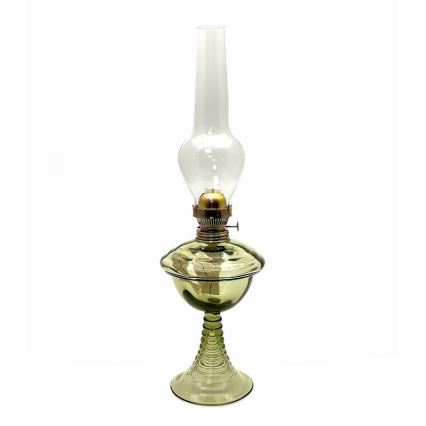 Lampa naftowa JASMÍNA 50 cm zielona