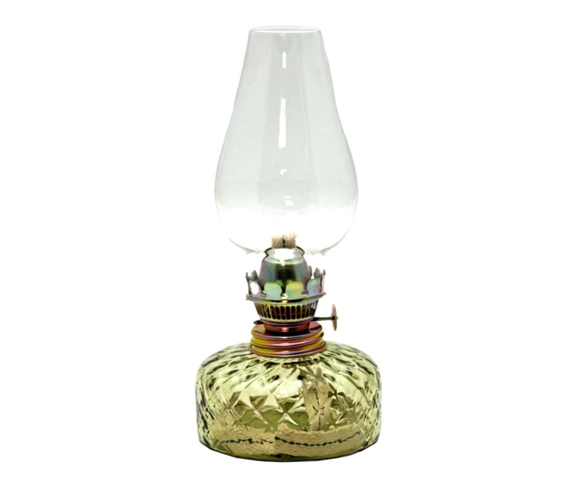 Lampa naftowa JOSEFÍNA 22 cm zielona leśna