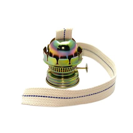 Lampa naftowa KLÁRA 34 cm, leśna zieleń