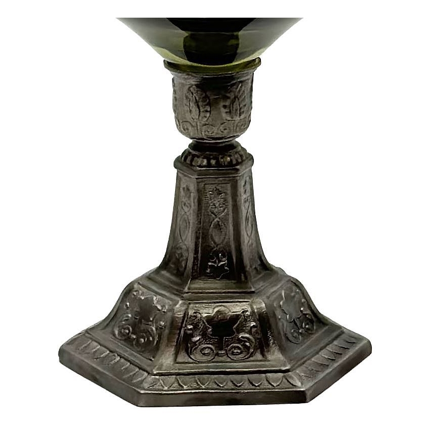 Lampa naftowa KRASOMÍRA 42 cm leśna zieleń