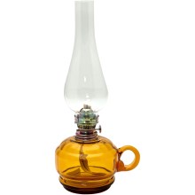 Lampa naftowa MONIKA 34 cm bursztyn