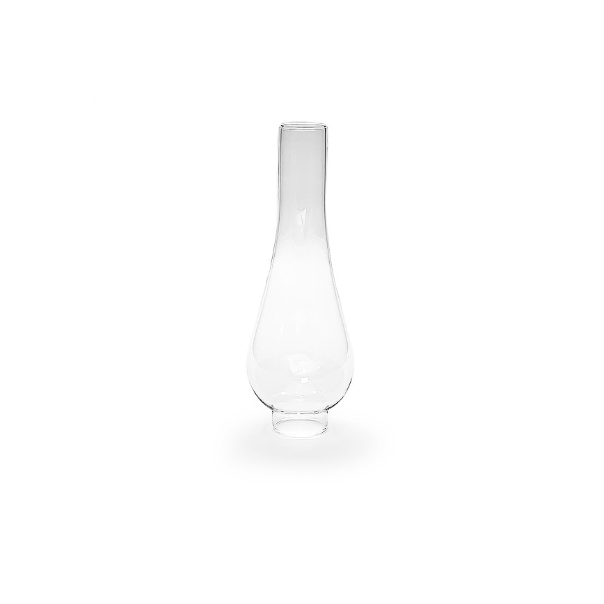 Lampa naftowa MONIKA 34 cm, bursztynowa w kratkę