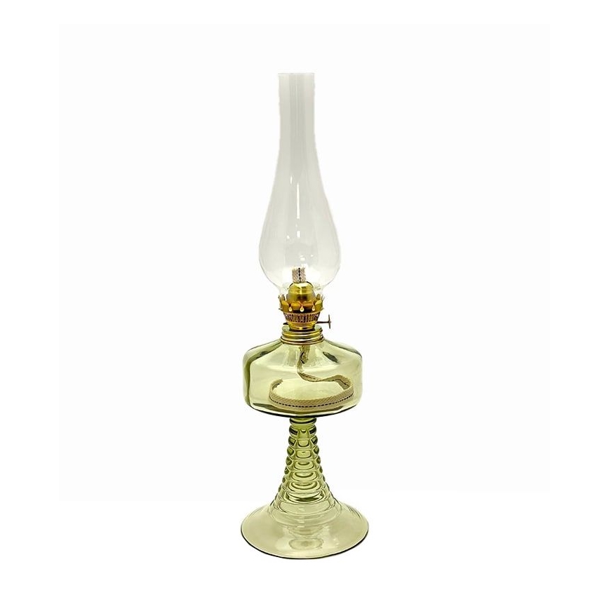 Lampa naftowa PETRA 42 cm leśna zieleń