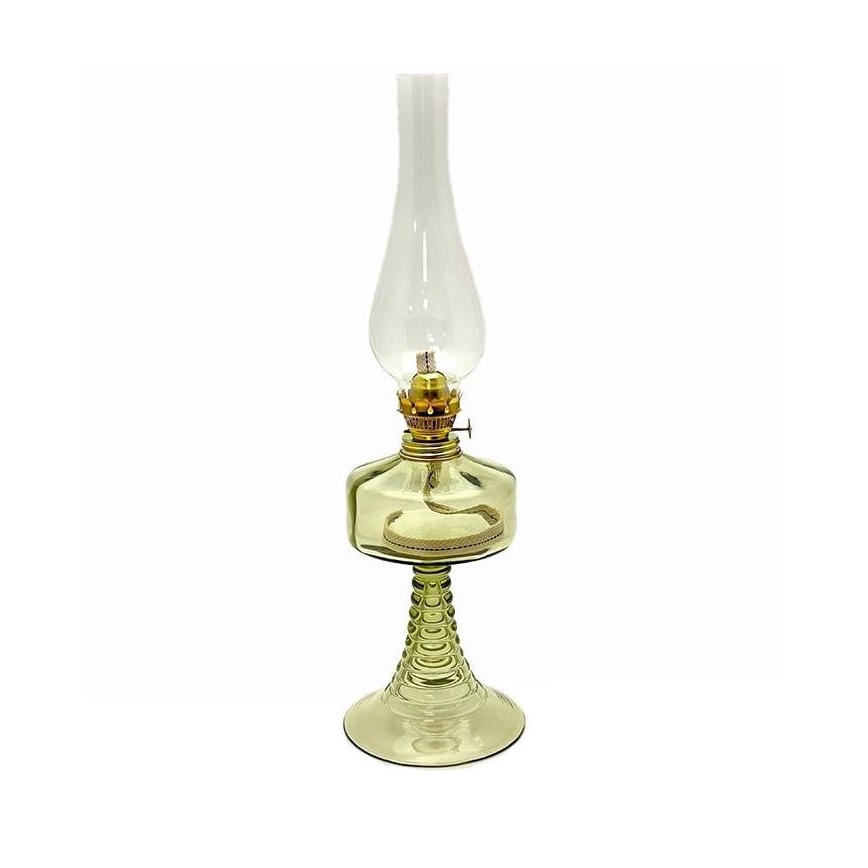Lampa naftowa PETRA 42 cm leśna zieleń