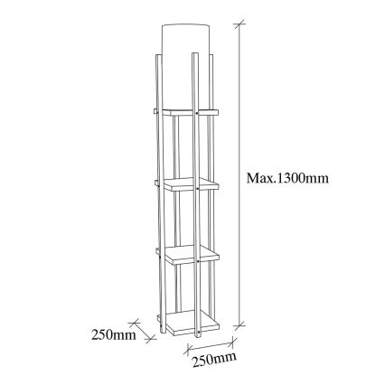 Lampa podłogowa 1xE27/40W/230V