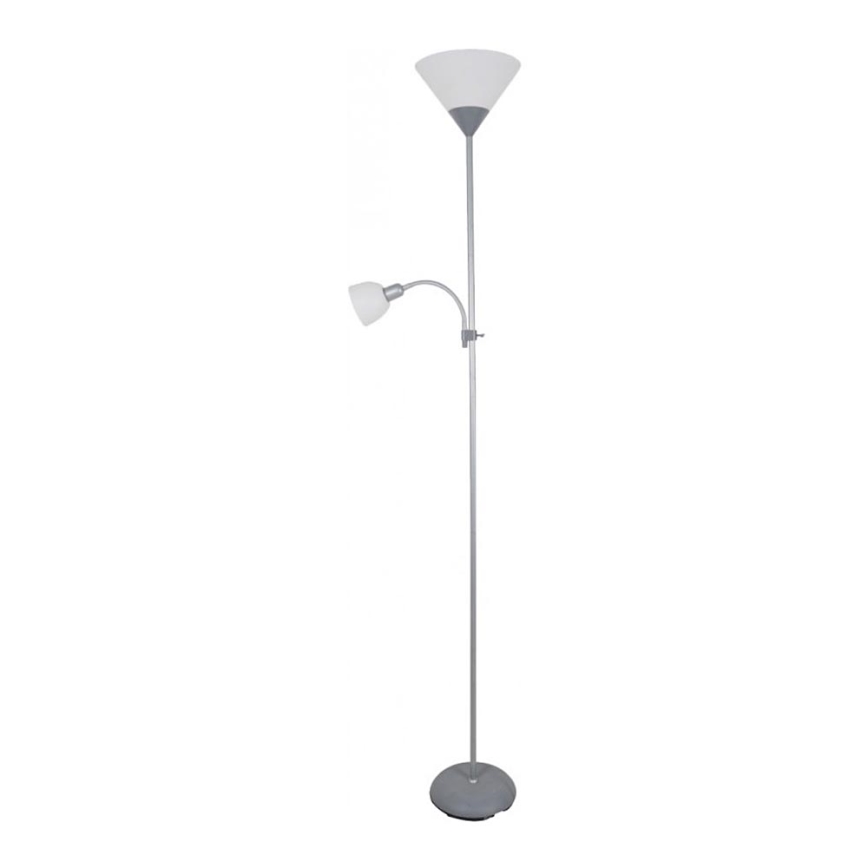 Lampa podłogowa 1xE27/60W/230V + 1xE14/25W