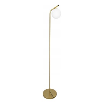 Lampa podłogowa 1xG9/40W/230V złota/biała