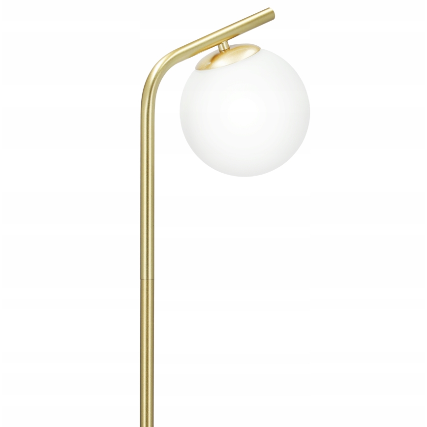 Lampa podłogowa 1xG9/40W/230V złota/biała