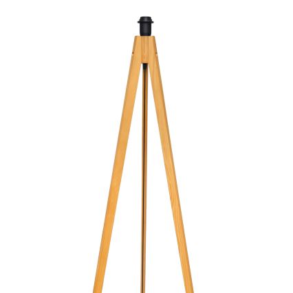 Lampa podłogowa ALBA 1xE27/15W/230V czarne/dąb