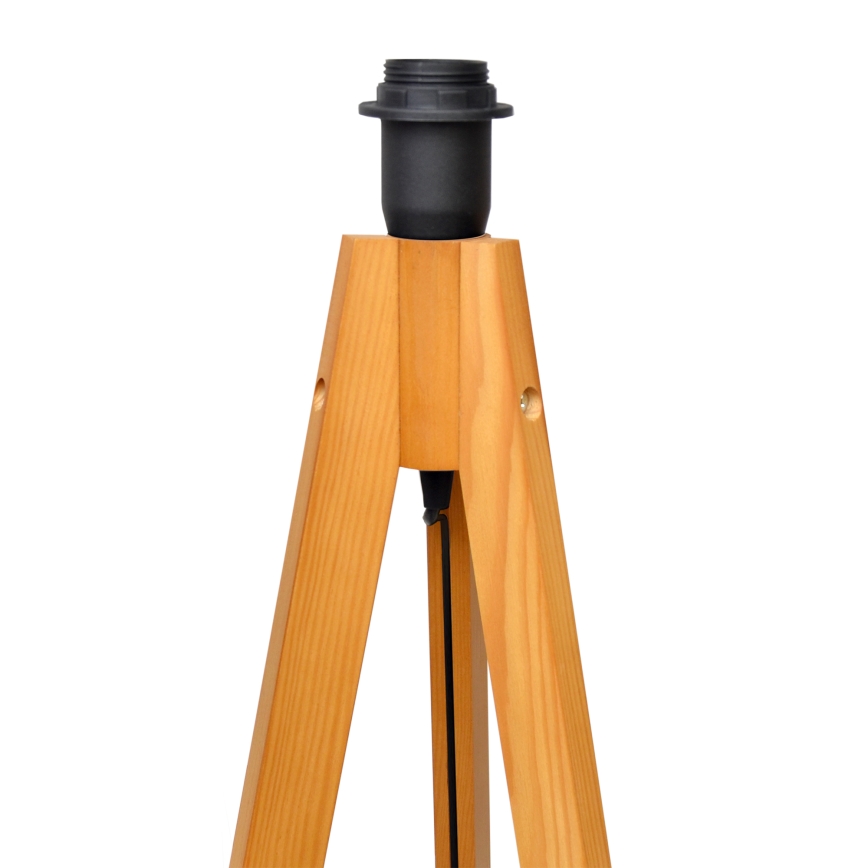 Lampa podłogowa ALBA 1xE27/15W/230V czarne/dąb
