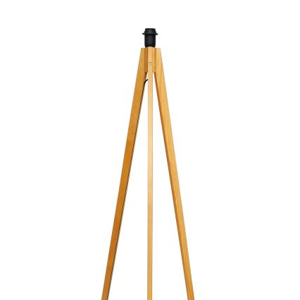 Lampa podłogowa ALBA 1xE27/15W/230V czarne/dąb